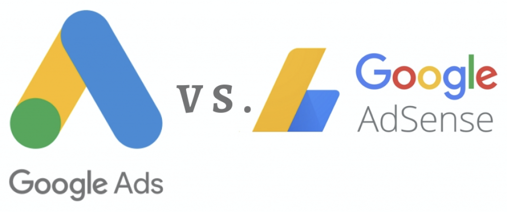 Google Ads vs AdSense Logos