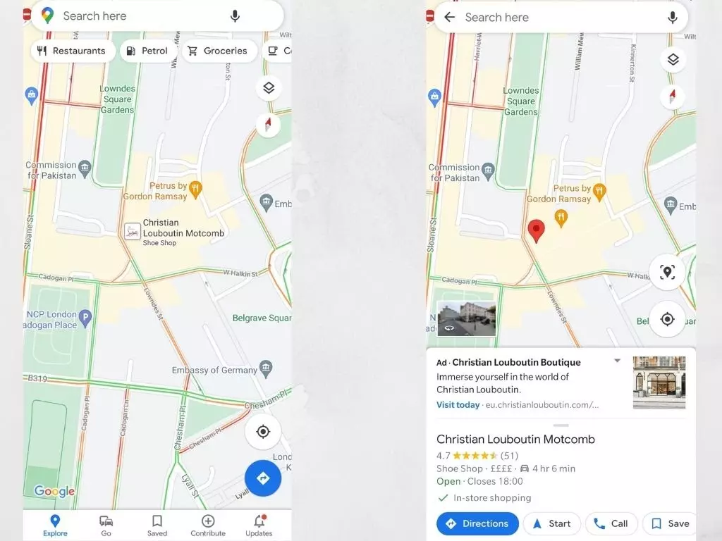 You can also add branding to Google Maps ads