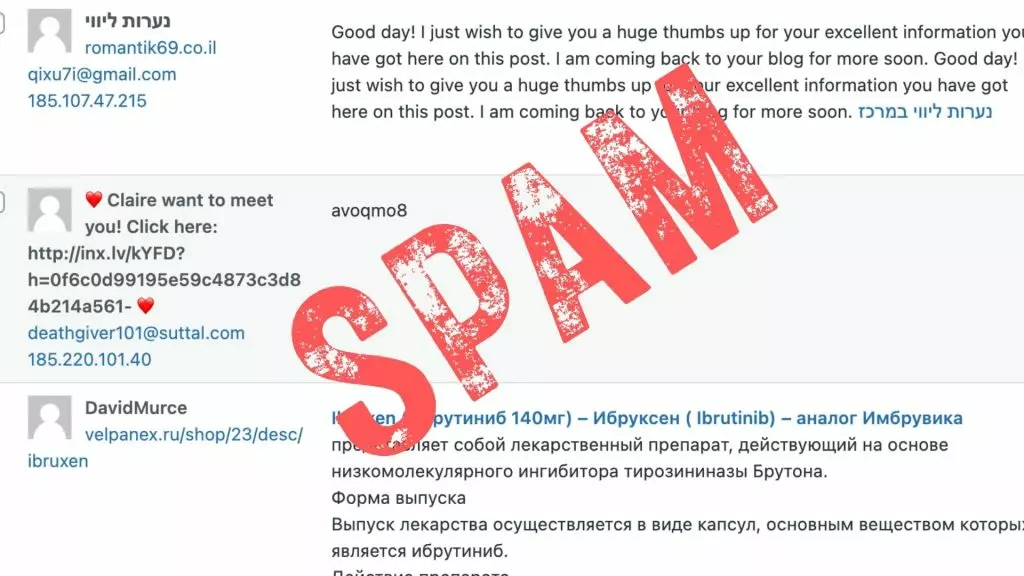 spam bots are more than just annoying on wordpress