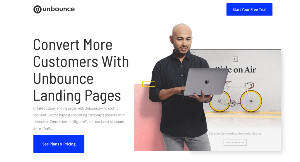 Landing page company Unbounce have some great landing pages