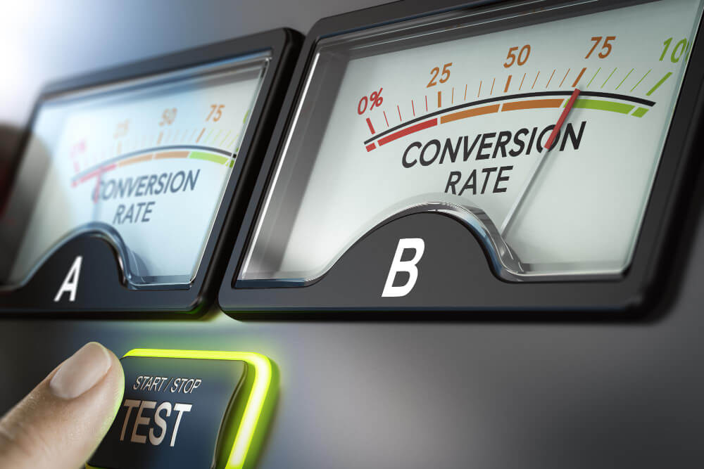 testing different versions of many strategies can help make informed decisions about conversion optimization