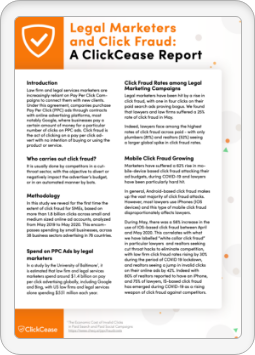 ClickCease report